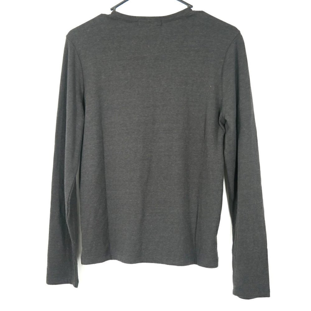 NWT Marine Layer Double Knit Henley in Faded Black Small - Picture 5 of 5